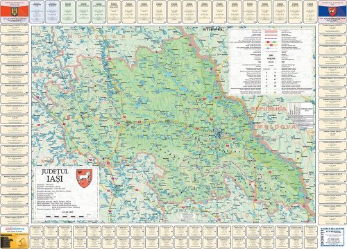 Harta județului Iași 