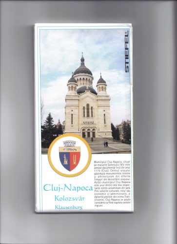 Municipiul Cluj-Napoca - hartă pliabilă