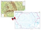 România. Harta fizico-geografică şi a resurselor naturale de subsol - bilingv - DUO
