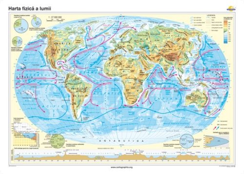 Harta fizică a lumii