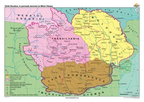 Ţările Române, în timpul domniei lui Mihai Viteazul