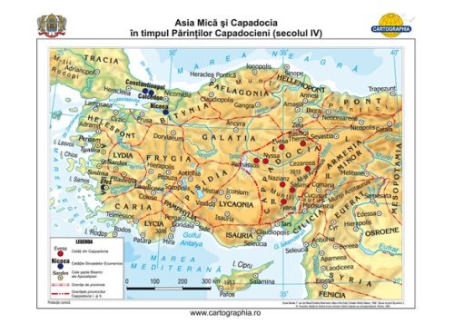 Asia Mică şi Capadocia în timpul Părinţilor Capadocieni (secolul IV)