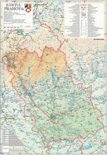 Harta județului Prahova