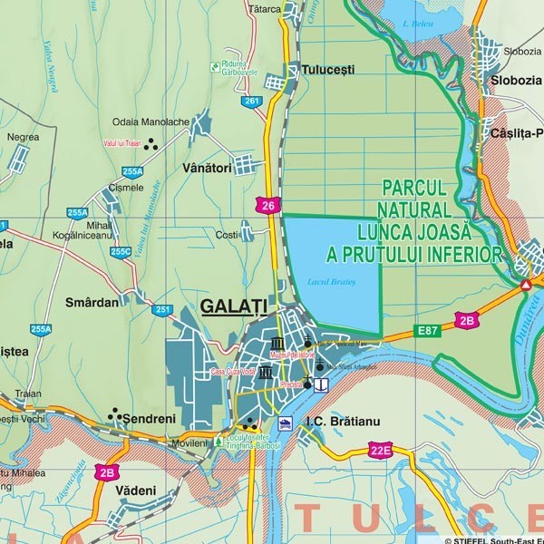 Harta Judetului Cu Primarii Galati Stiefel Romania
