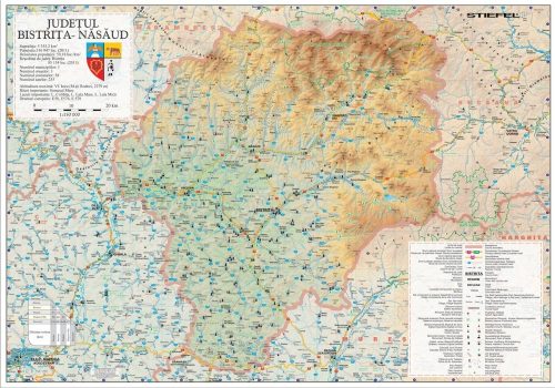 Harta Județului Bistrița- Năsăud