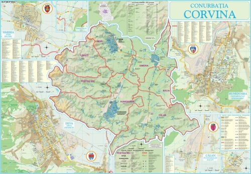 Harta conurbației Corvina HD