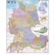 Hartă Germania, Austria și Elveția cu coduri poștale 