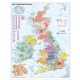 Hartă Marea Britanie coduri poștale 