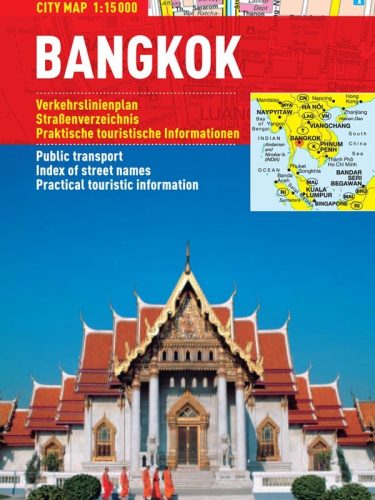Bangkok - hartă turistică pliabilă