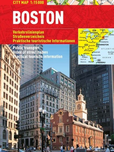 Boston - hartă turistică pliabilă 