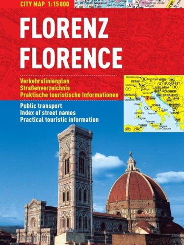 Florența - hartă turistică pliabilă 