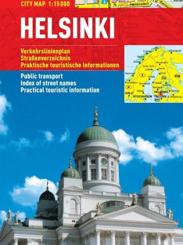 Helsinki - hartă turistică pliabilă 