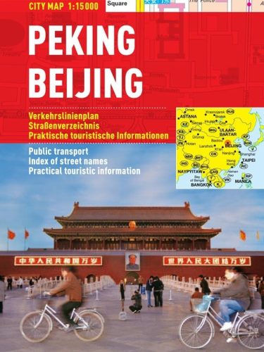 Beijing - harta turistica pliabila