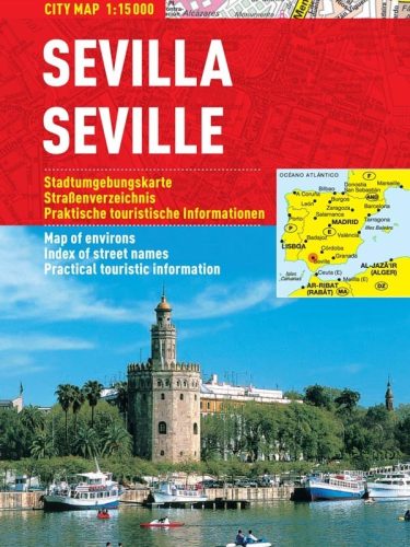 Sevilla -hartă turistică pliabilă 