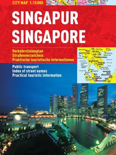 Singapore -hartă turistică pliabilă 