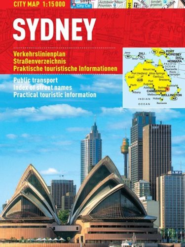 Sydney - hartă turistică pliabilă 