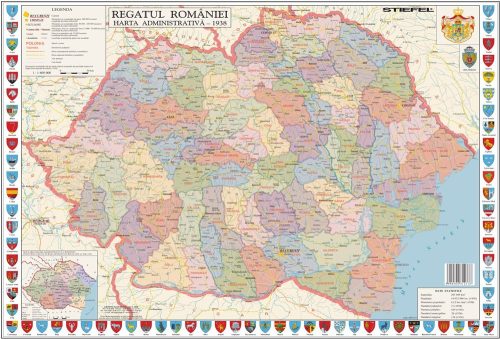 Mapă de birou România Interbelică